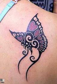Butterfly tattoo pattern
