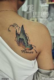 I-butterfly enhle tattoo ehlombe
