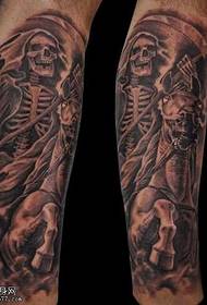 Halálháború tetoválás mintája