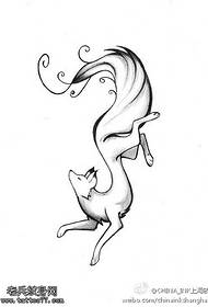 Fox zarb qo'lyozma rasm