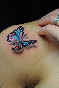 Schulter Schmetterling Tattoo Muster