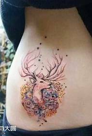 Модел на тетоважа на половината од елени