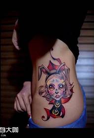 modello di tatuaggio piccolo coniglio carino in vita