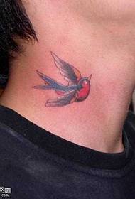 Model Tattoo Swallow Small Swallow