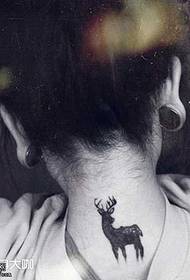 Back deer tattoo maitiro