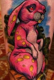 vzorec tetovaže nog za zajce