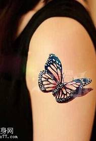 Qaabka toosan ee tattoo-ga loo yaqaan