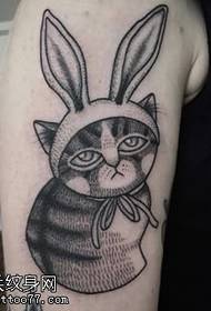 Pola Tato Klasik Bun Lengan Klasik Big