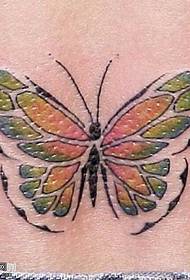 Uzorak tetovaže leptira od struka
