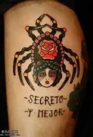 pattern ng tattoo ng spider ng beauty beauty