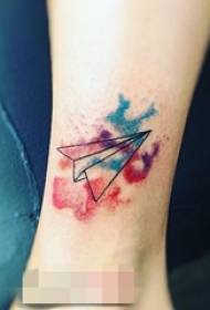 15 ubunifu wa mwanzo wa jiometri ya kijiometri vitu rahisi vya mistari ndogo ya tattoo ya wanyama