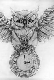 Material za tatoo Big V Owl