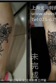 Corak tatu burung yang diubahsuai