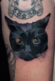 Set di temi del gatto di 9 disegni del tatuaggio del gatto