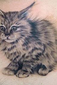 Fluffy kitten tattoo maitiro