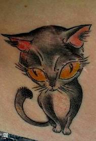 Padrão de tatuagem de gato de cintura