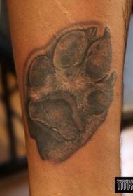 Супер реалістичний собака кігті татуювання візерунок