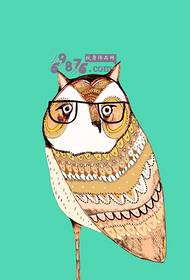 Art owl hoto mai rubutun hoto na hoto