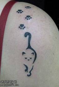 Beer akanaka kitten totem tattoo maitiro