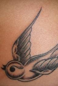 Yakanaka bird yakuda grey tattoo tattoo
