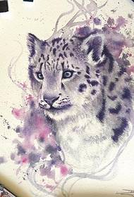 Inchiostro per manoscritti con motivo a tatuaggio di gatto
