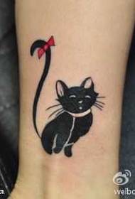 Милий тотем кота татуювання візерунок