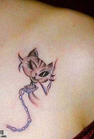 Schulterkatze Tattoo Muster