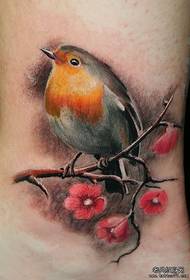 vzor tetovania vtákov