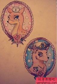 Spettacolo di tatuaggi, consiglio un tatuaggio di cervo