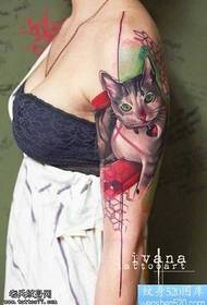 Pattern ng tattoo ng pusa ng pusa