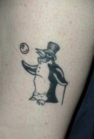 Nwa modèl tatoo pengwen ak chapo