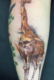 Rajzfilm zsiráf tetoválás több festett tetoválás vázlat rajzfilm zsiráf tetoválás minta