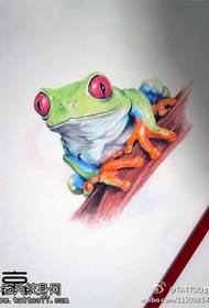Rukopis pre omladzujúce žabie tetovanie