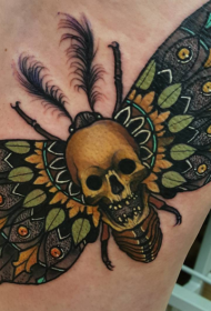 Libellula bella fantasia colorata con ali tatuaggio
