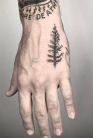 Plant tatuaj, un model de tatuaj de plante umplut cu respirație proaspătă