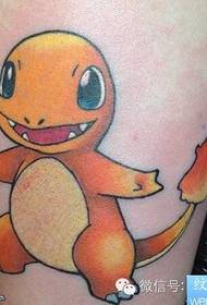 Dinosaurier Cartoon Tattoo Muster