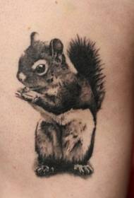 Mara mma ụdị squirrel tattoo usoro