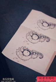 Hippocampus tattoo manuscript pictures are shared by tattoos
