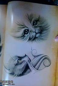 Model de tatuaj pentru pisici