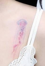 Medūza tatuiruotės: tatuiruotės piešinių rinkinys ant medūzų