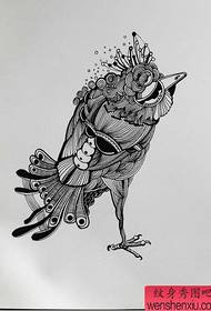 Tattoo show, recommend a bird tattoo manuscript