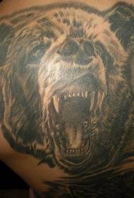 Pátrún tattoo bána dubh réalaíoch
