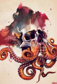 Nnukwu octopus okpokoro isi ihe ederede ihe odide