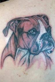 Funny dog \u200b\u200btattoo pattern