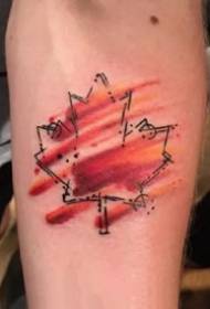 Maple Leaf Tattoo: 9 unique maple leaf tattoo designs