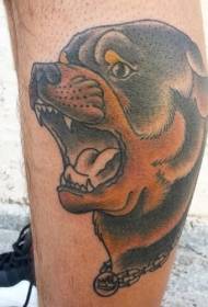 Pola Tukang Rottweiler Tattoo