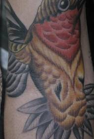 Been Faarf grouss Kolibri Konscht Tattoo Bild