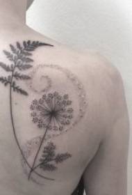 Padrão de tatuagem de planta