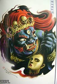 Modello di tatuaggio del Vajray Buddha