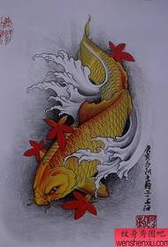 Chinesesch Koi Tattoo Manuskript (7)